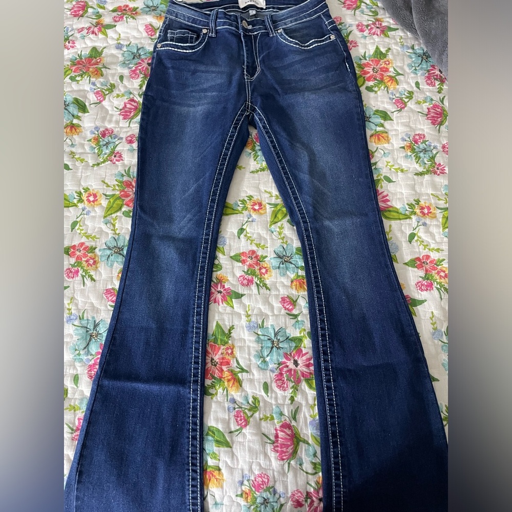 diamond flair jeans